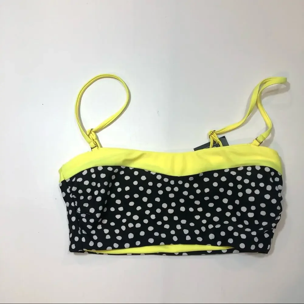 California Waves Reversible Bandeau Swim Top
